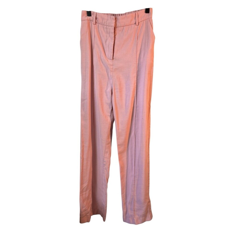 Princess Polly Kirstyn Elastic Waist Pants Womens Size 8 Dusty Pink  Coquette